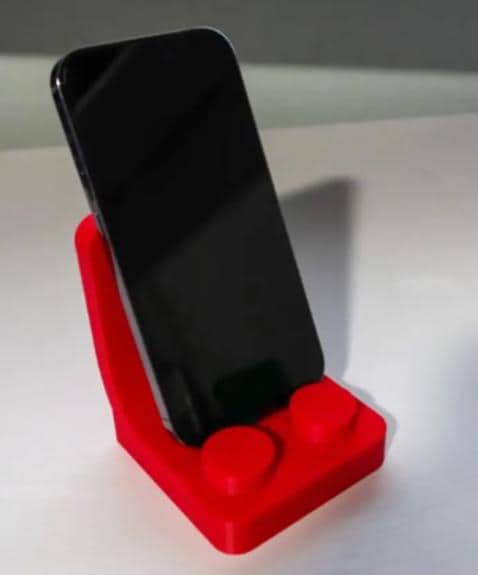 3D Printed Lego Inspired Phone Stand