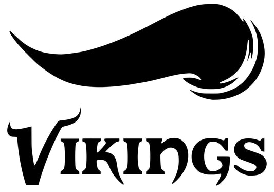 Minnesota Vikings Logo Vinyl Decal Fan Gear NFL Car Window Sticker Cornhole