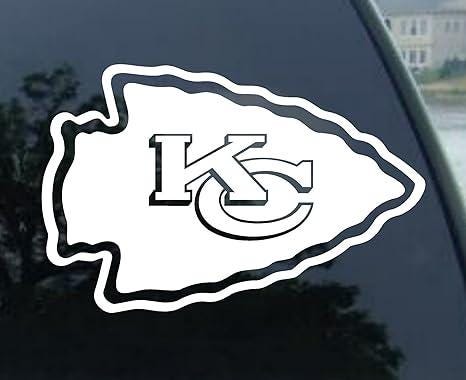 Kansas City Chiefs Logo Vinyl Decal Fan Gear NFL Car Window Sticker Cornhole