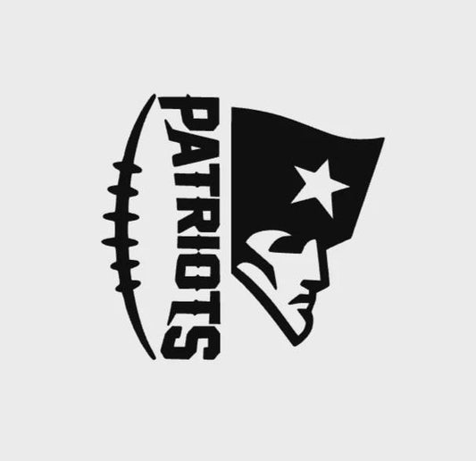 New England Patriots NFL Football Vinyl Die Cut Car Decal Sticker