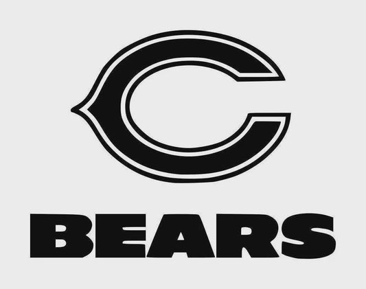 Chicago Bears Vinyl Sticker- NFL Sticker for Cars, Trucks, Windows