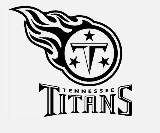 Tennessee Titans logo NFL Vinyl Decal Window Laptop Any Size Any Color