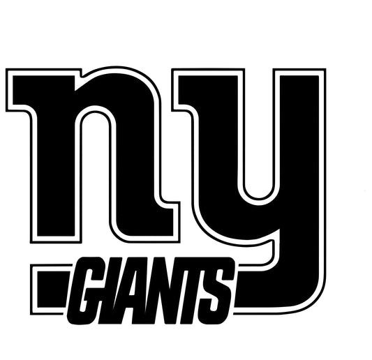 Vinyl Decal Truck Car Sticker Laptop - Football NFL New York Giants